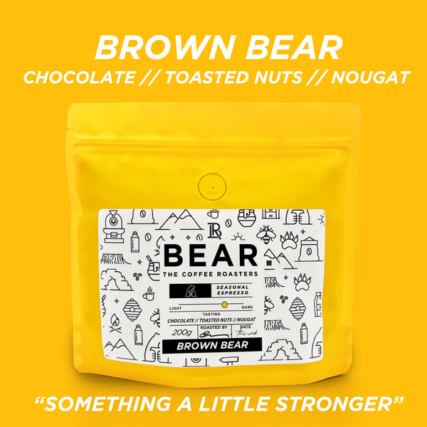 Brown Bear - The Classic Dark Roast, Elevated.